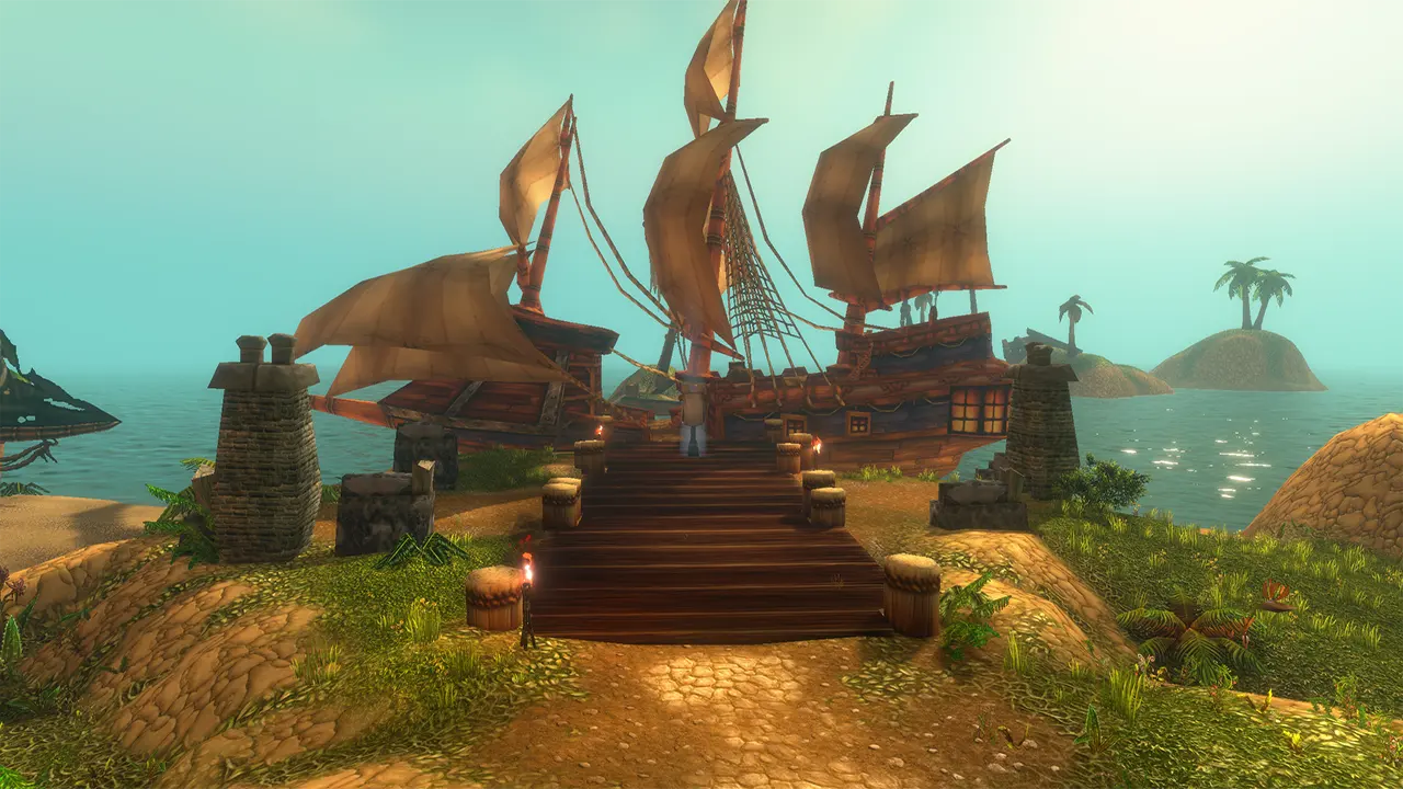 Oficiálny Blizzard záber bojiska Darkspear Islands