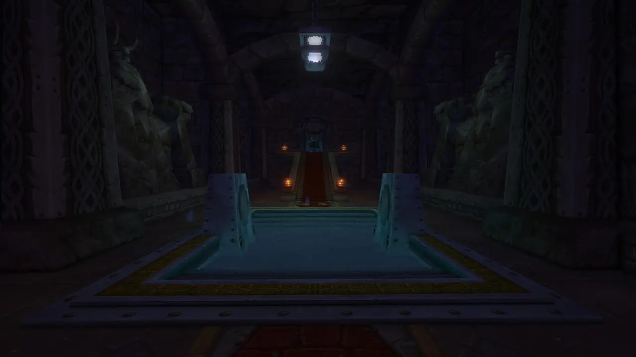 Oficiálny záber temného interiéru dungeonu WoW Forever