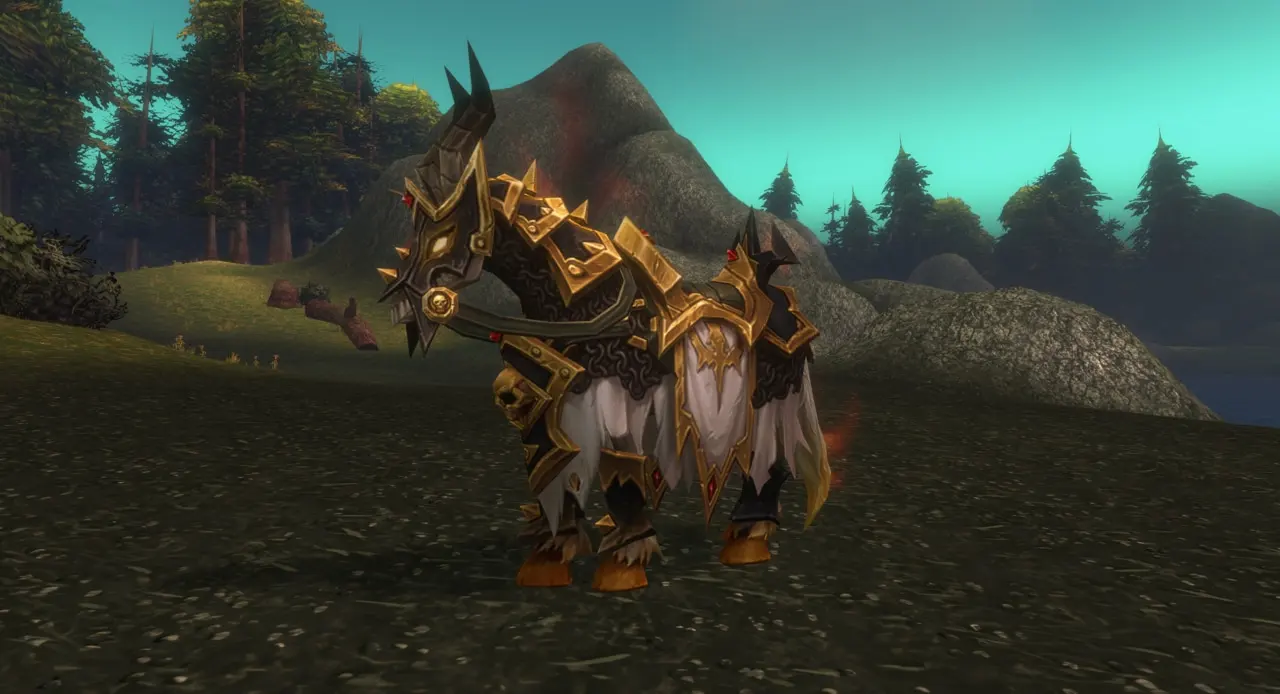 Oficiálny záber mounta Forsaken Paladina vo WoW Forever